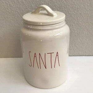 Rae Dunn Santa Holiday Canister